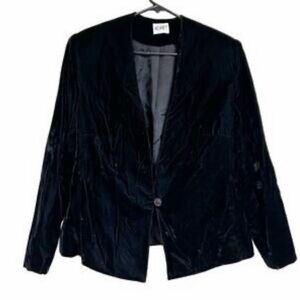 Koret Black Velvet Women's Blazer